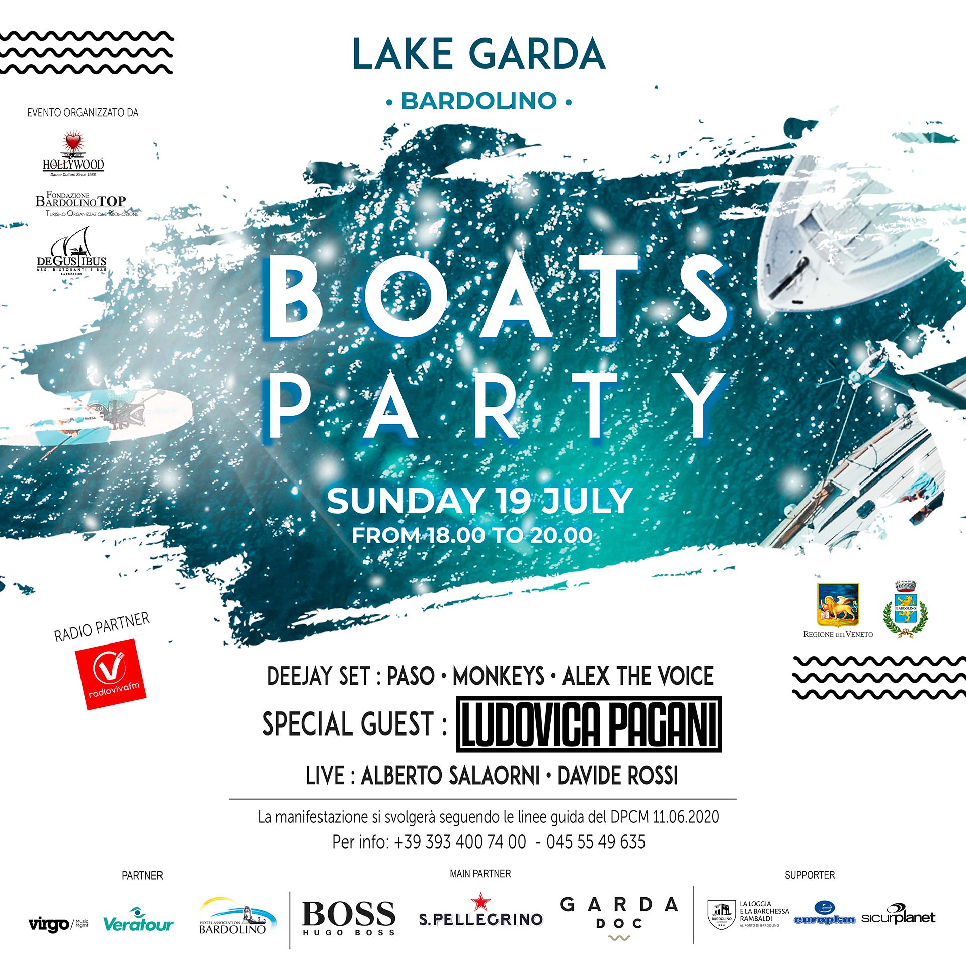 Boats party Garda Doc 19 luglio 2020