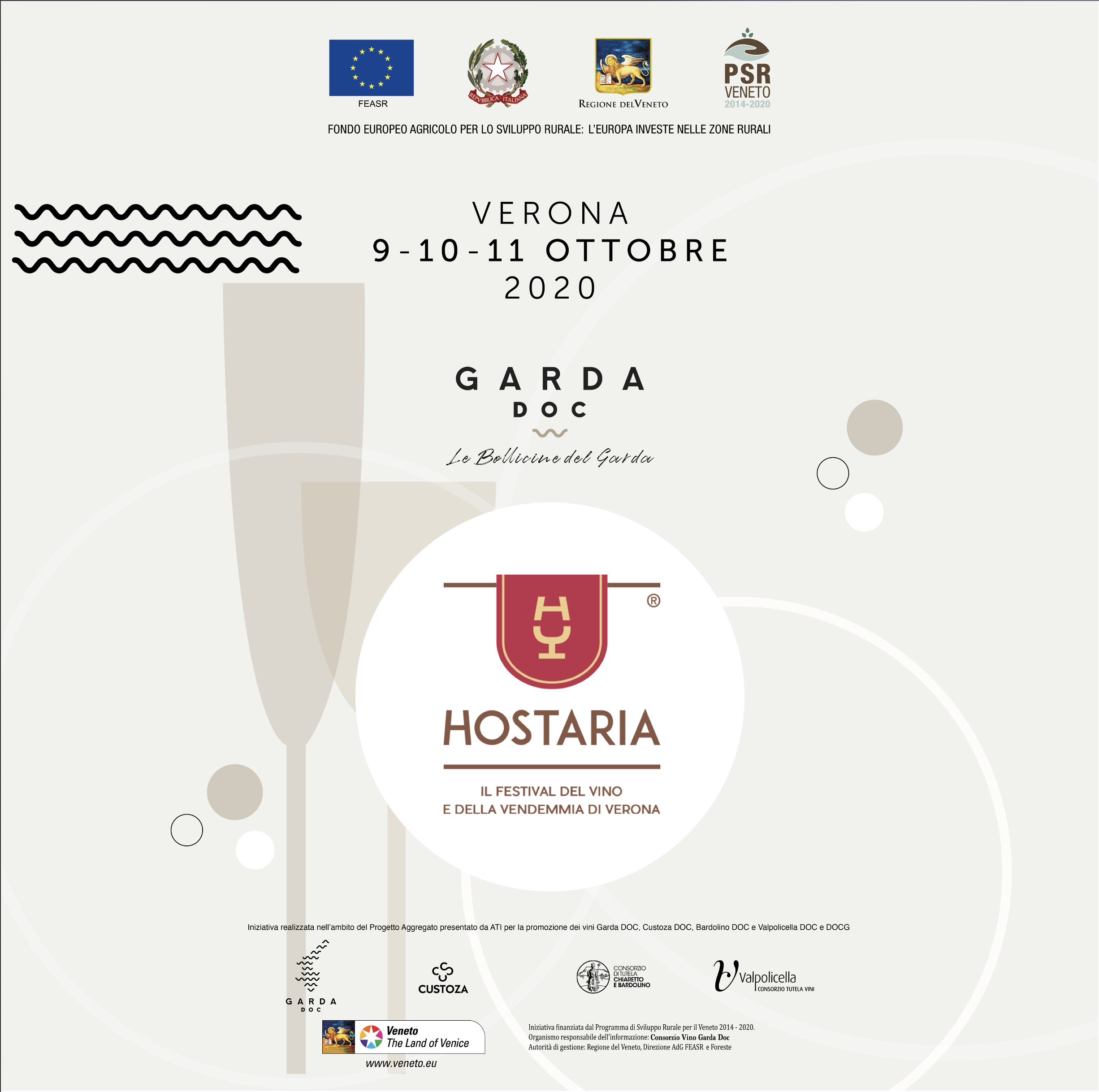 9-11 ottobre Garda doc ad Hostaria, il festival del vino e della vendemmia di Verona 2020